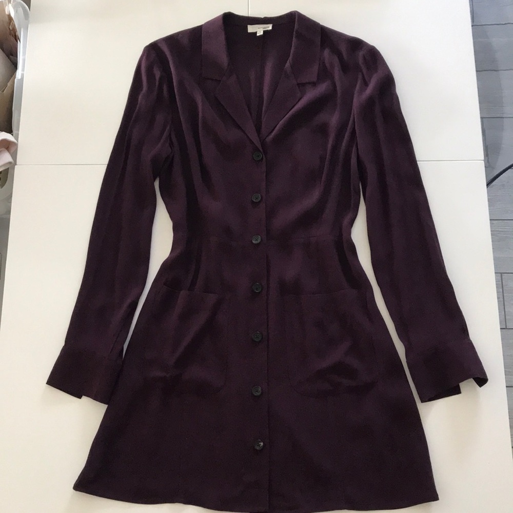 Wilfred Free Oxblood Long Sleeve Dress